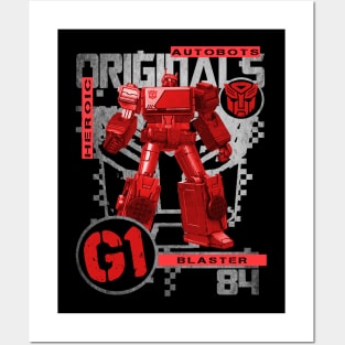 G1 Originals - Blaster Posters and Art
